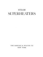 Steam superheaters by Babcock & Wilcox Company.