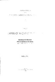 Cover of: The papers of Archibald D. Murphey by Archibald D. Murphey