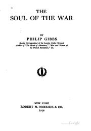 Cover of: The soul of the war by Philip Gibbs