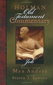 Cover of: Holman Old Testament Commentary: Job (Holman Old Testament Commentary)