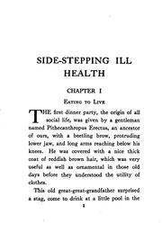 Cover of: Side-stepping ill health by Edwin F. Bowers