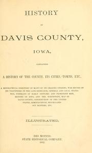 Cover of: History of Davis County, Iowa by 