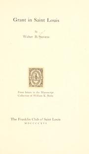 Cover of: Grant in Saint Louis