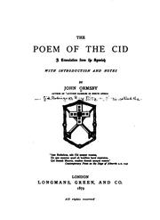 The poem of the Cid by John Ormsby