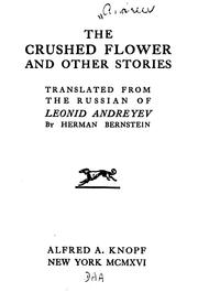 Cover of: The crushed flower and other stories by Leonid Andreyev