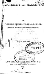 Cover of: Electricity and magnetism by Fleeming Jenkin