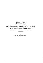 Cover of: Sissano by William Churchill