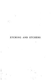 Cover of: Etching & etchers