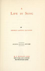 Cover of: A life in song