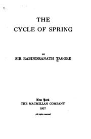 Cover of: The cycle of spring by Rabindranath Tagore