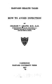 Cover of: How to avoid infection