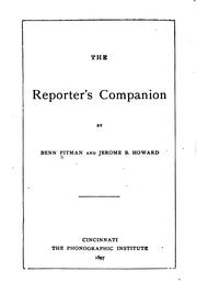 Cover of: The reporter's companion
