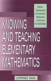 Cover of: Knowing and teaching elementary mathematics