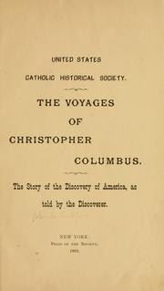 Cover of: The voyages of Christopher Columbus