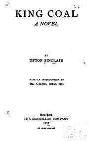 Cover of: King Coal by Upton Sinclair