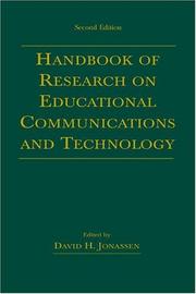Cover of: Handbook of research on educational communications and technology by edited by David H. Jonassen.