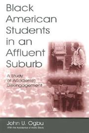 Cover of: Black American Students in An Affluent Suburb by John U. Ogbu, With the Assist Davis