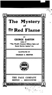 Cover of: The mystery of the red flame