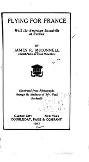 Cover of: Flying for France by James Rogers McConnell