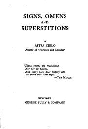 Cover of: Signs, omens and superstitions by Astra Cielo