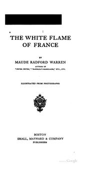 Cover of: The white flame of France