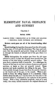 Elementary naval ordnance and gunnery by Hobart Cole Ramsey
