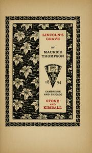 Cover of: Lincoln's grave