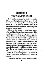 Cover of: The clean sword