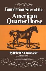 Cover of: Foundation sires of the American quarter horse
