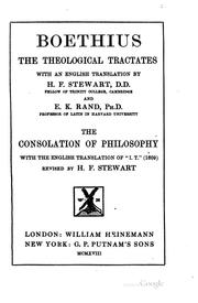 Cover of: The theological tractates