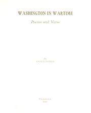 Cover of: Washington in wartime by Anna Baker Patten