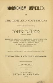 Cover of: Mormonism unveiled by John Doyle Lee