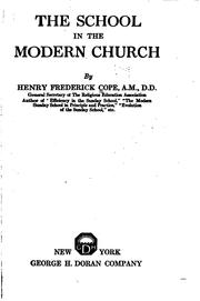 Cover of: The school in the modern church