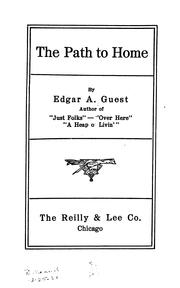 Cover of: The path to home