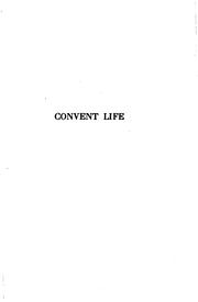 Cover of: Convent life
