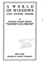 Cover of: A world of windows: and other poems