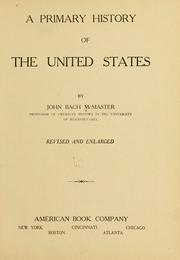 Cover of: A primary history of the United States