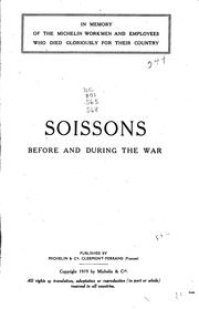 Soissons before and during the war