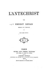 Cover of: L' Antechrist