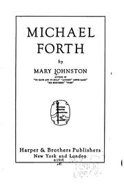 Cover of: Michael Forth