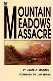 Cover of: Mountain Meadows Massacre