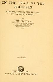 Cover of: On the trail of the pioneers by John Thomson Faris