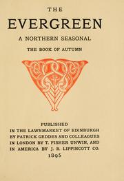 Cover of: The Evergreen: a northern seasonal.