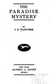Cover of: The paradise mystery