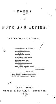 Cover of: Poems of hope and action. by William Oland Bourne