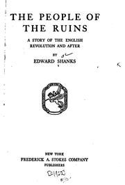 Cover of: The people of the ruins