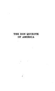 Cover of: The Don Quixote of America