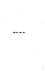Cover of: They went