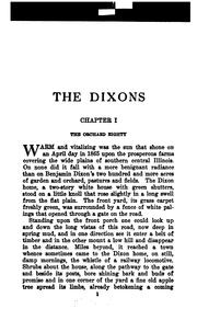Cover of: The Dixons: a story of American life through three generations