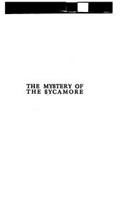 Cover of: The mystery of the sycamore